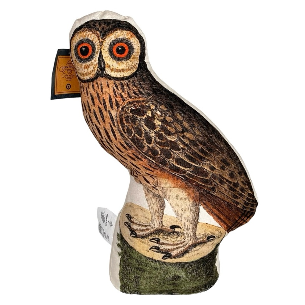 John Derian Barn Owl Throw Pillow